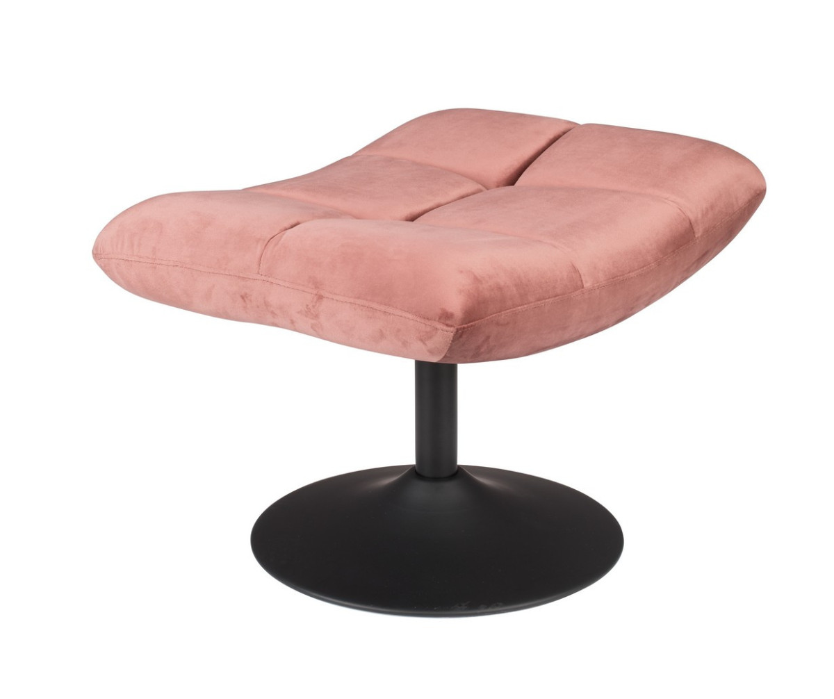 Tabouret repose pieds en velours - HOCKER, DUTCHBONE
