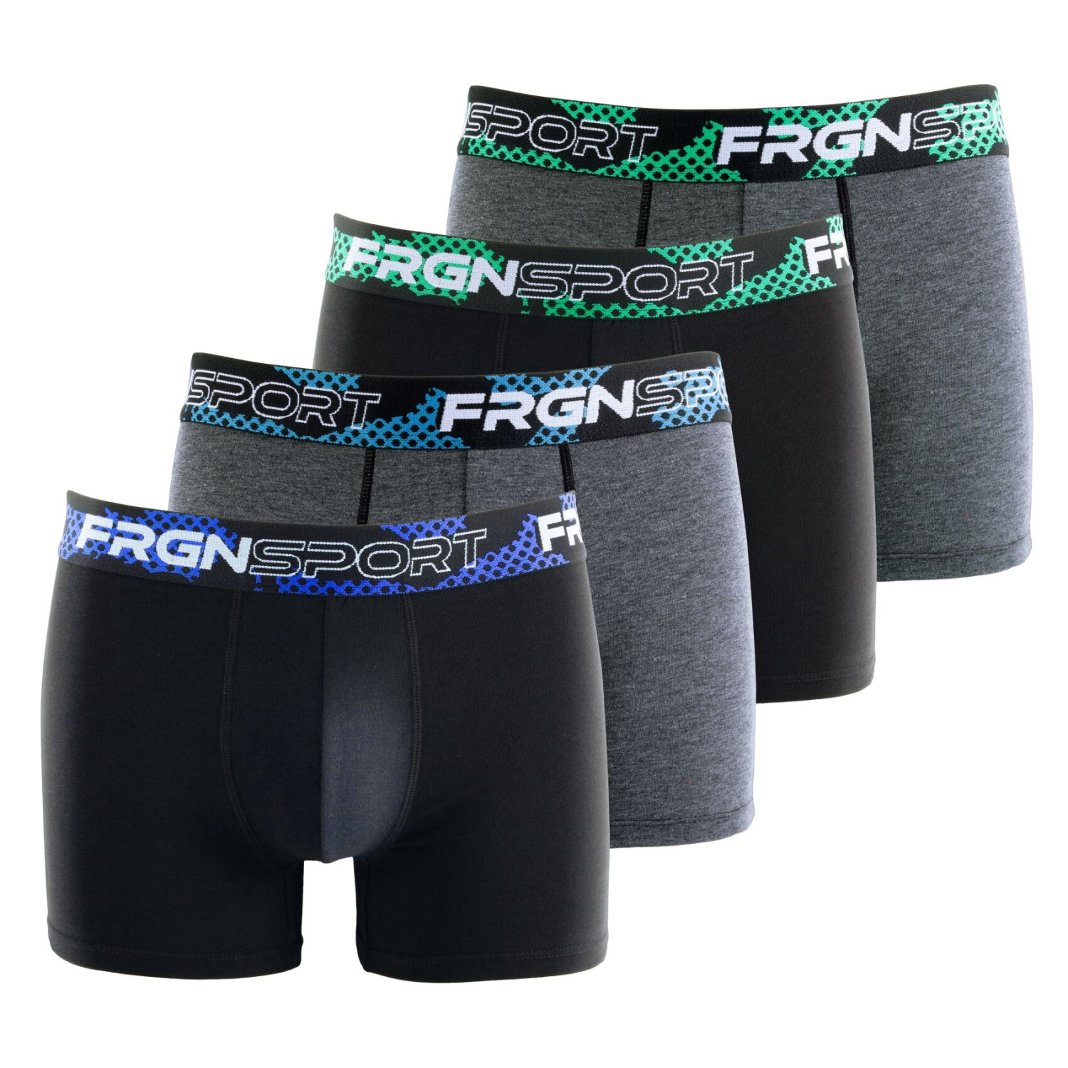 Lot De 4 Boxers Sport Coton, FREEGUN