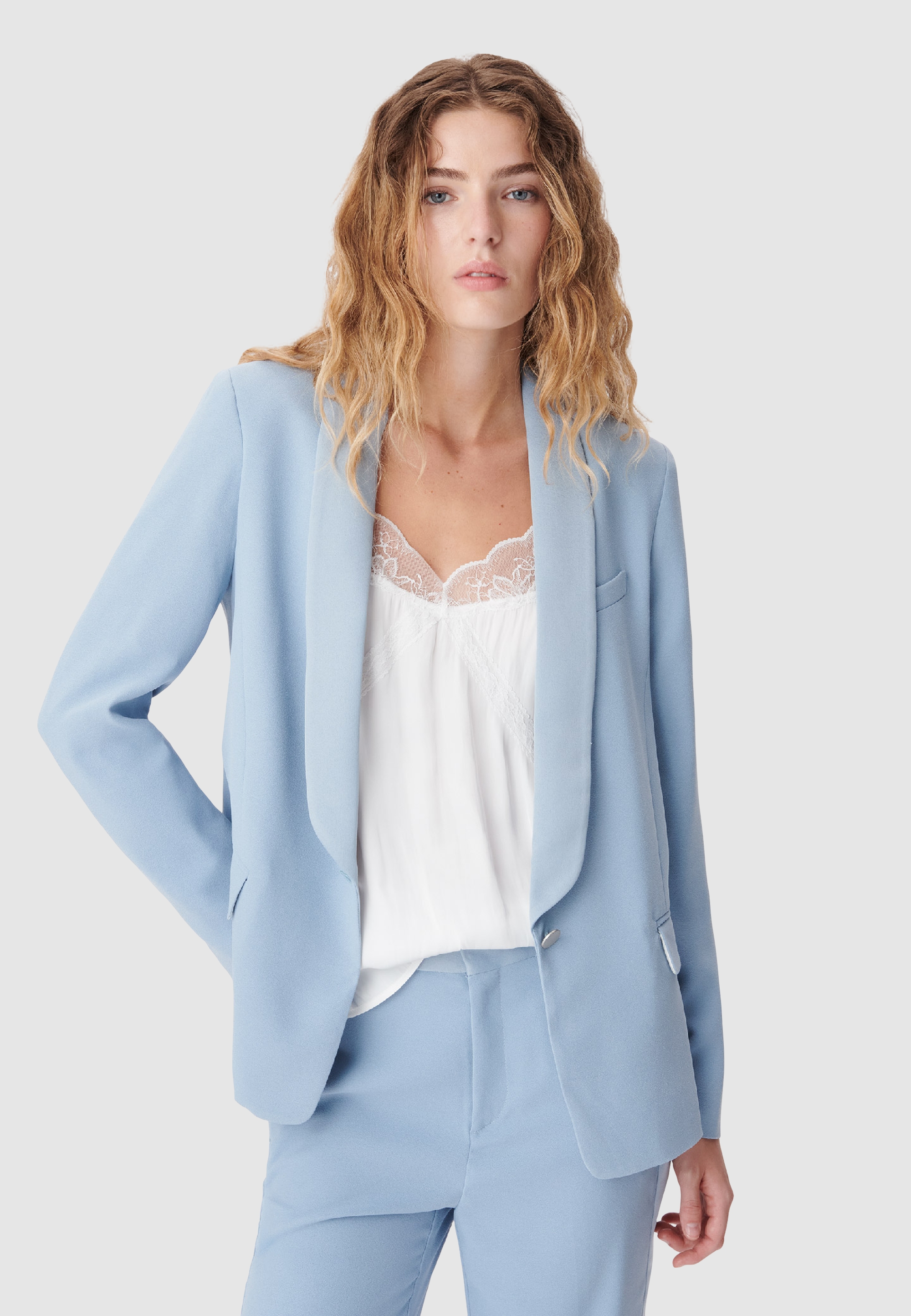 Veste de tailleur oversize fluide, IKKS