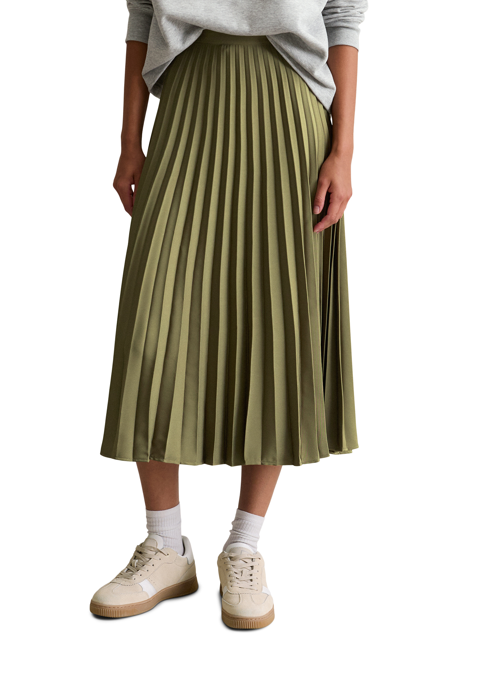 Jupe plissée A-Shape en polyester recyclé, MARC O’POLO DENIM