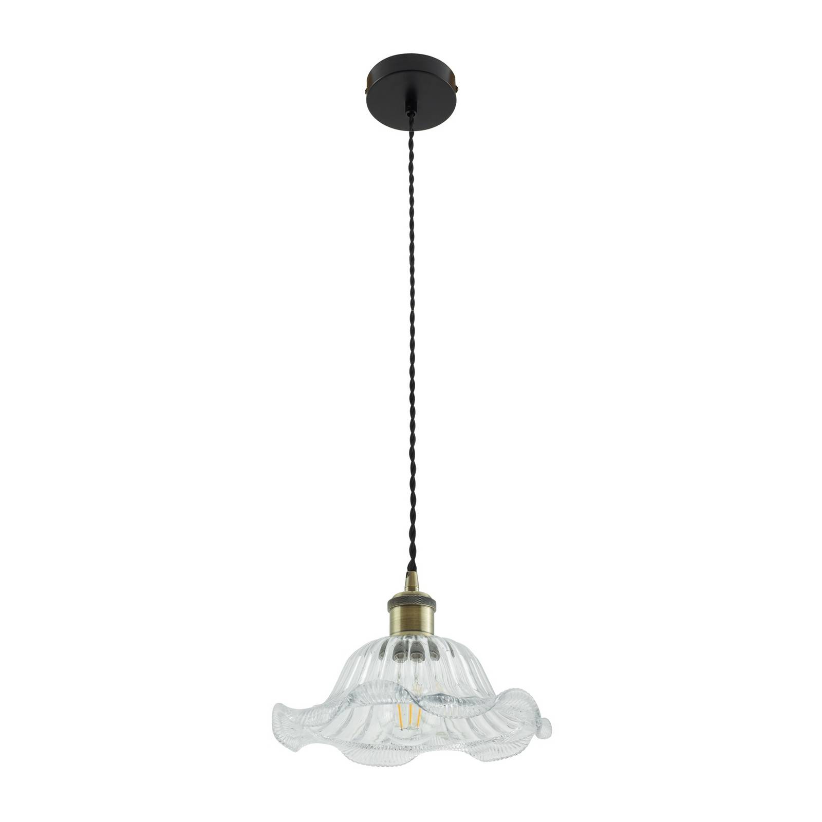 Suspension en verre antique, Ludowika, LINDBY