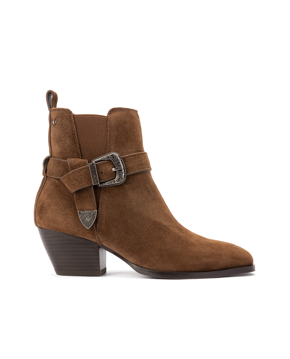 Bottines à talon cuir Jeanne, MARTINELLI