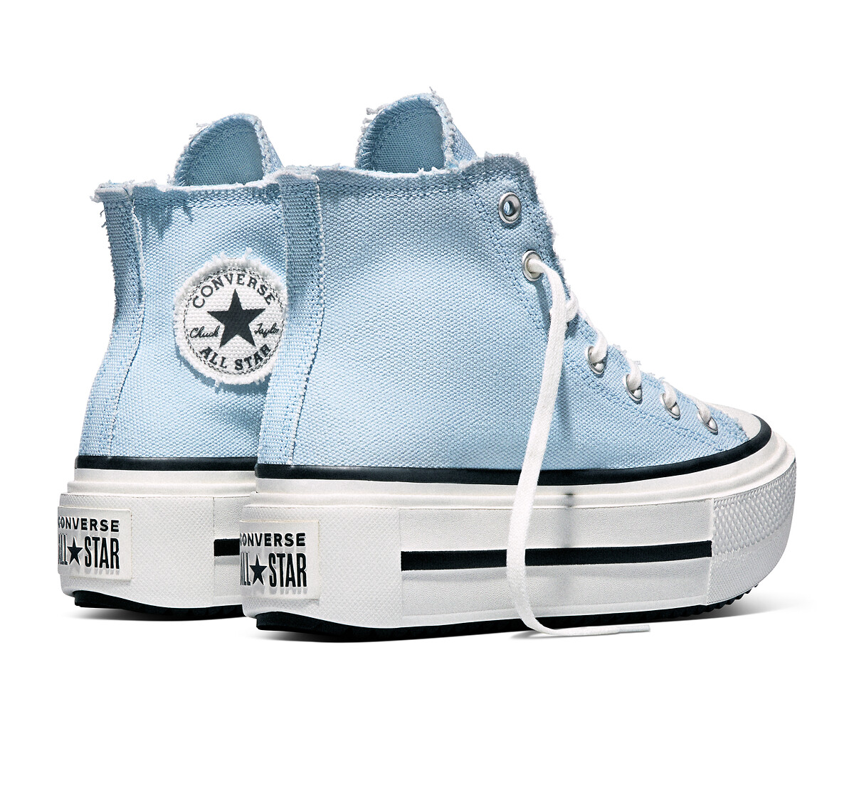 Converse Zapatillas CHUCK TAYLOR ALL STAR LIFT DOUBLE STACK HI DISTRESSED CANVAS — photo 3