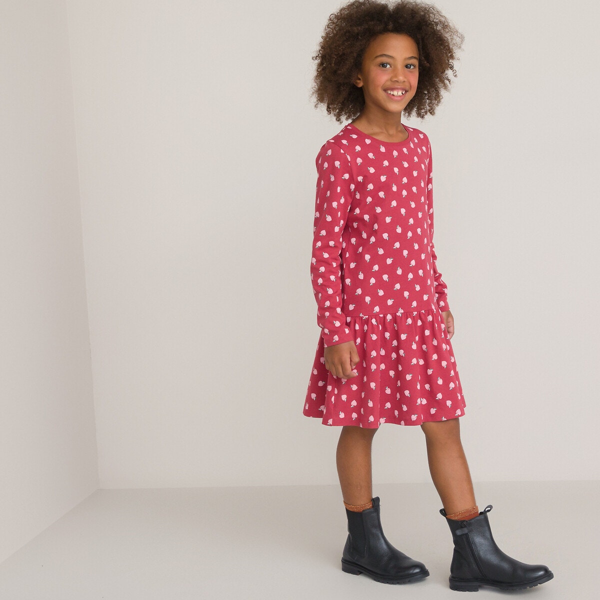 Robe rouge enfant La Redoute