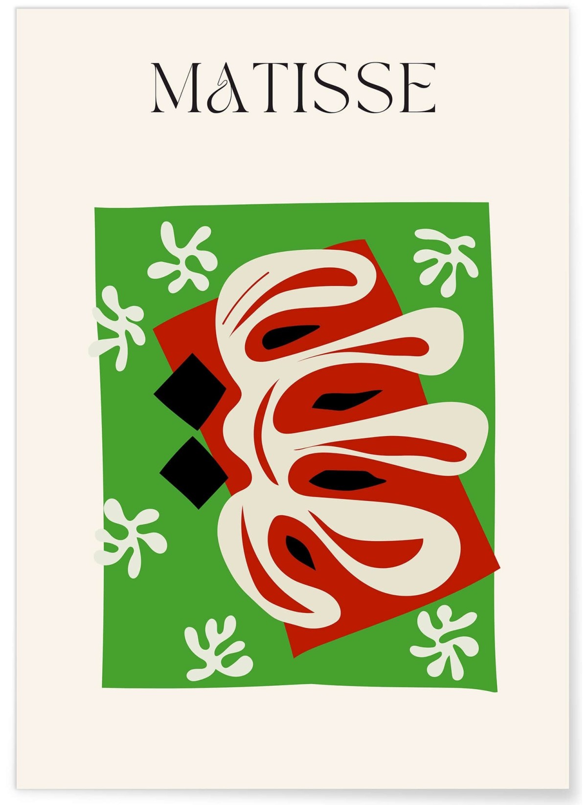 Affiche Matisse 'Nature Abstraite' – Feuillage et formes organiques, L'AFFICHERIE