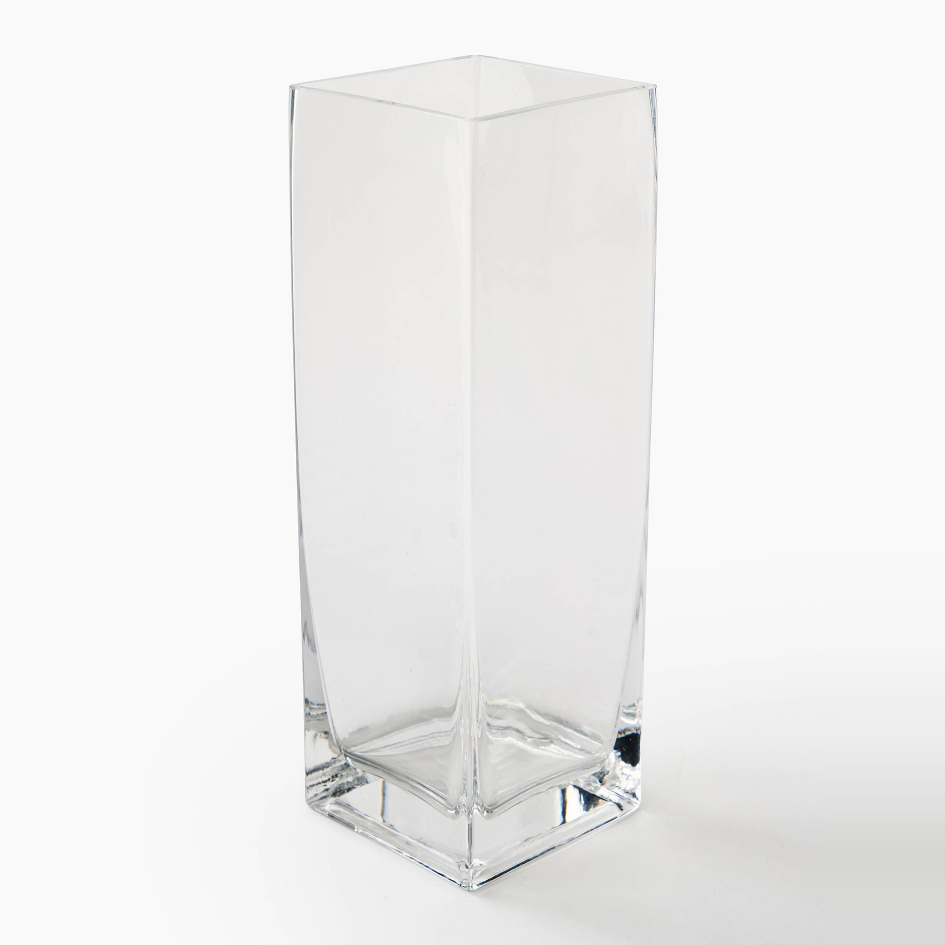 Vase carré crystal , 10xh30, MONOPRIX