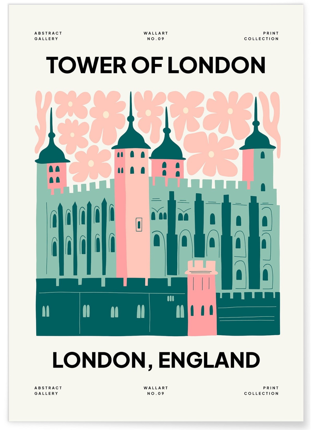 Affiche Londres Tower of London, L'AFFICHERIE