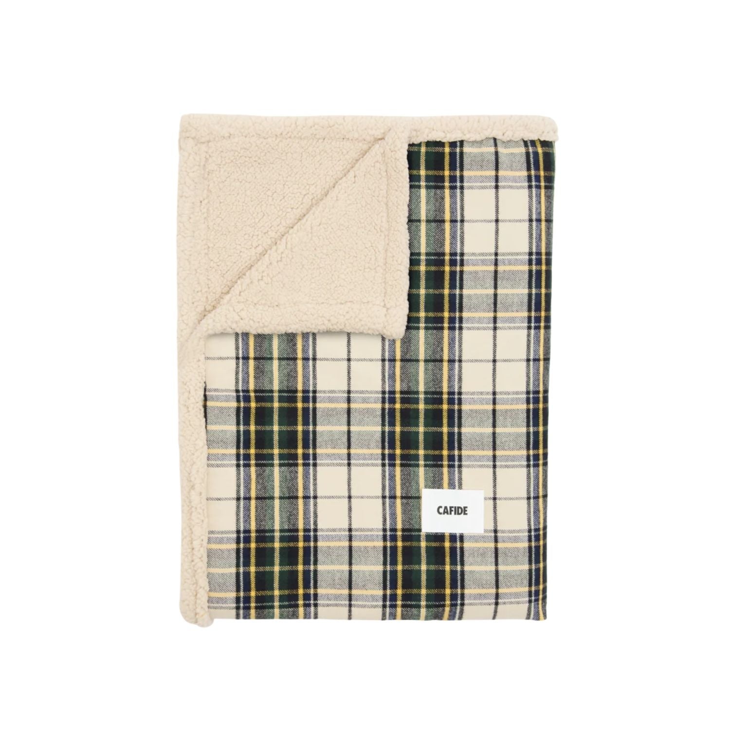 Couverture pour chien tartan beige, Toia, CAFIDE