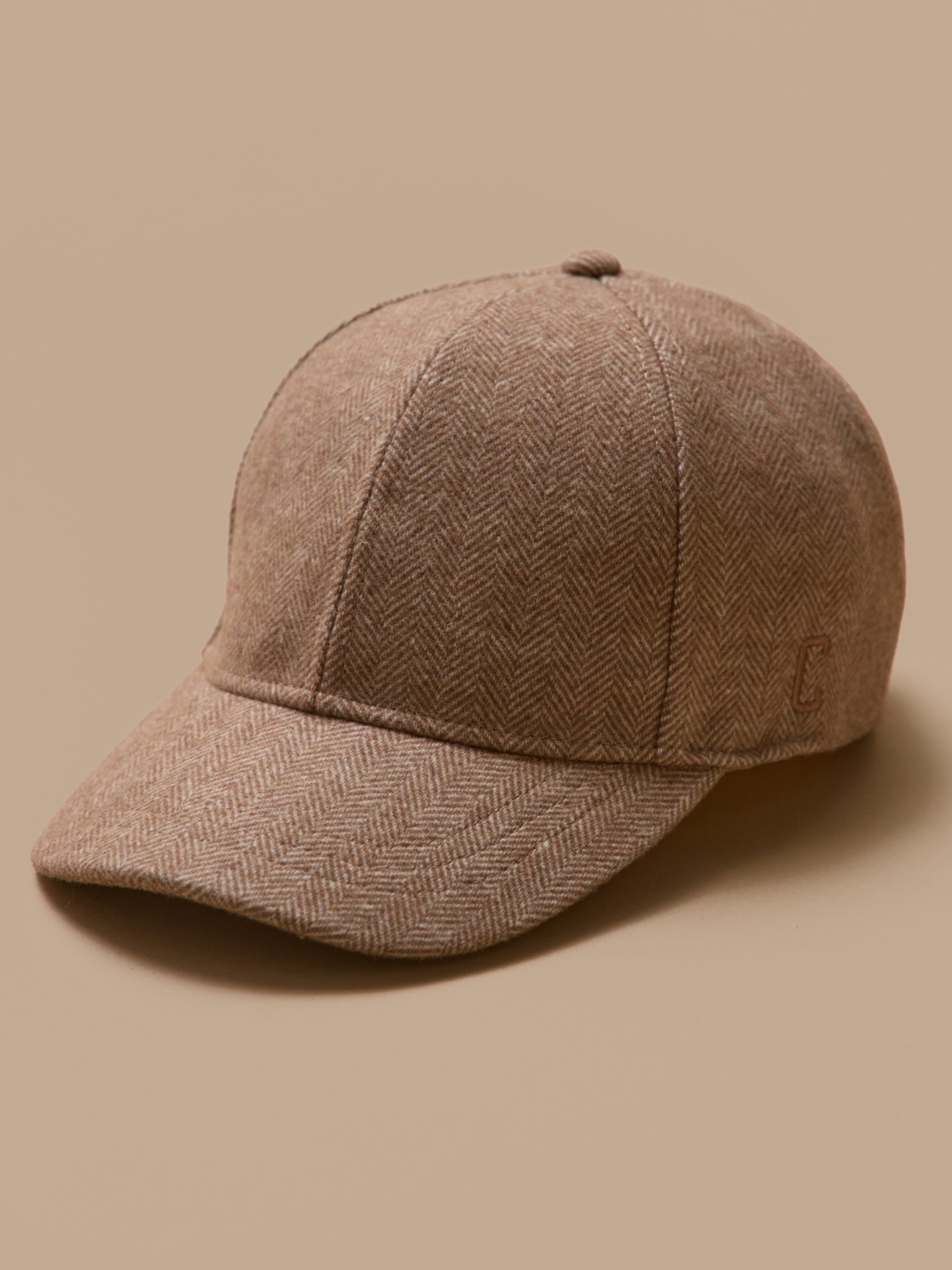 Casquette tweed chevrons et ado, CYRILLUS