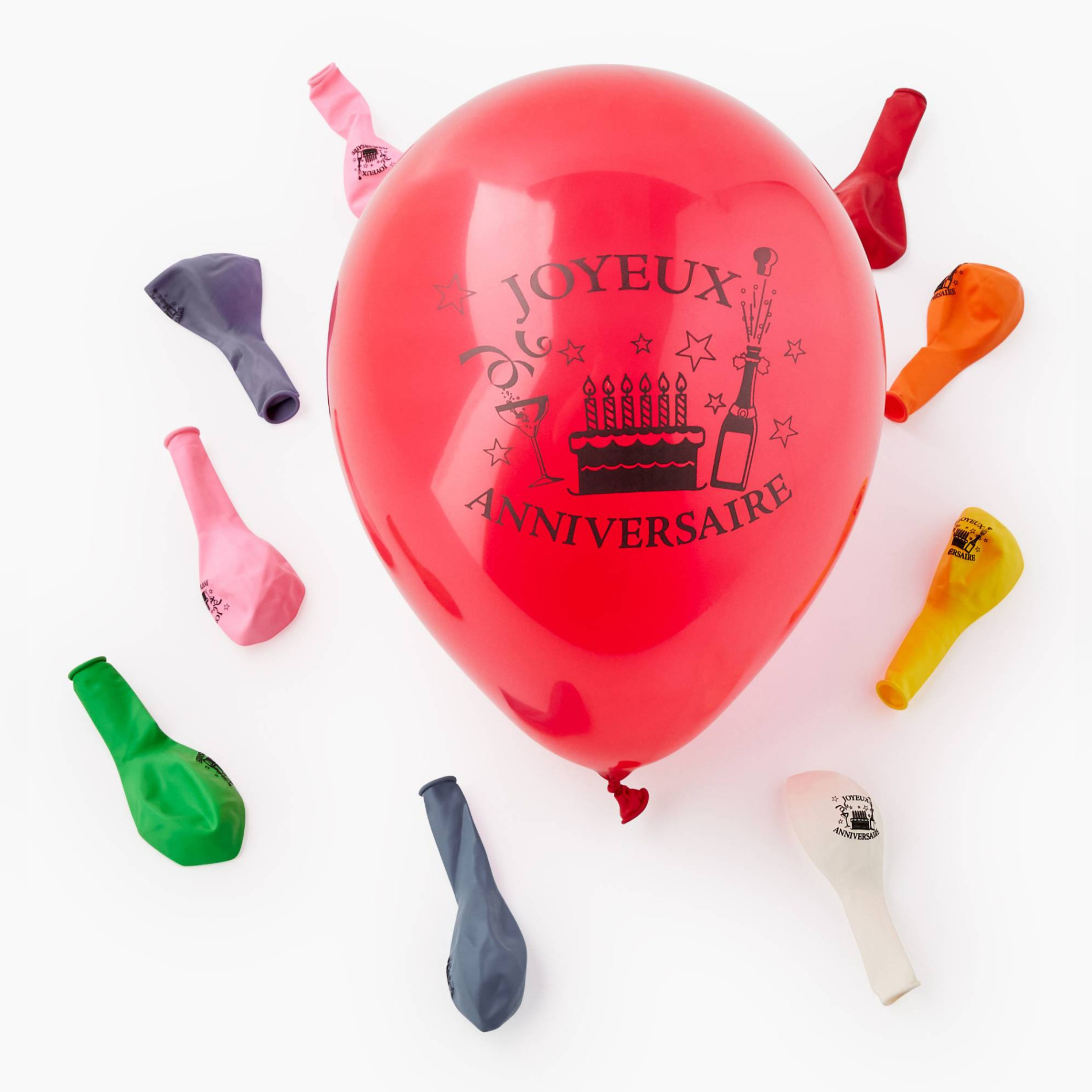 Ballons joyeux anniversaire, MONOPRIX MAISON