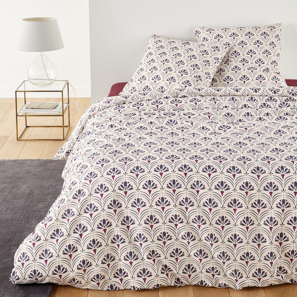 Jalis Fan Print 100% Cotton Bedding Set