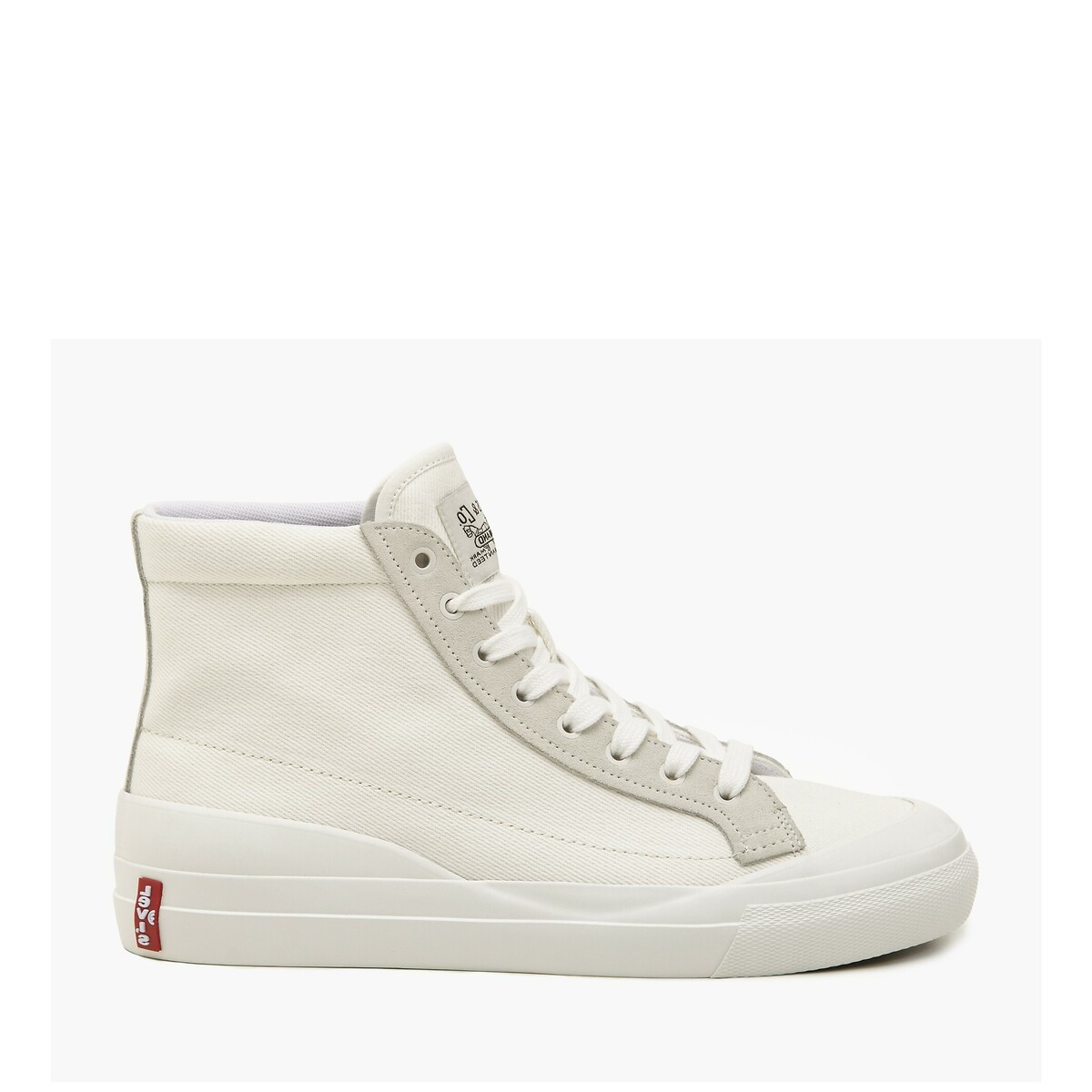 Vans montantes outlet blanches