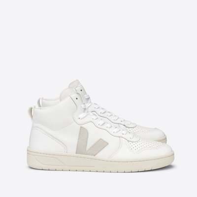 V-15 High Top Trainers in Leather VEJA