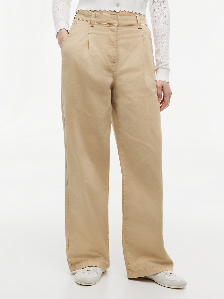 Pantalon chino wide leg, TOMMY JEANS