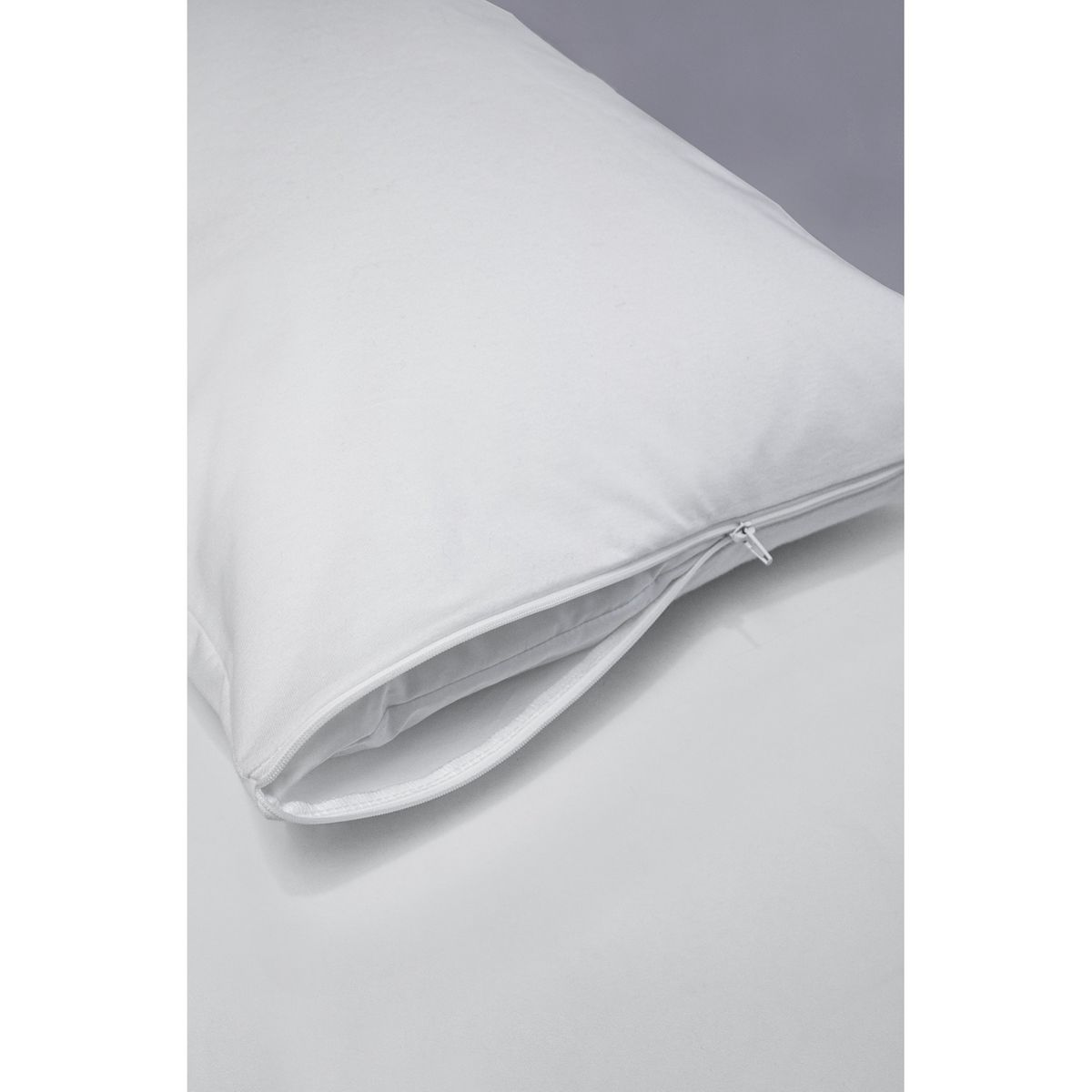 Protège Oreiller Imperméable 65x65 Cm Duquennoy & Lepers - Molleton 100% Coton 170g/m², Lavable 90°C, Rabat Intérieur - 11