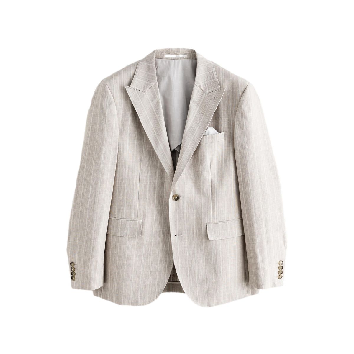 Veste de costume ajustée en lin et lyocell, NEXT