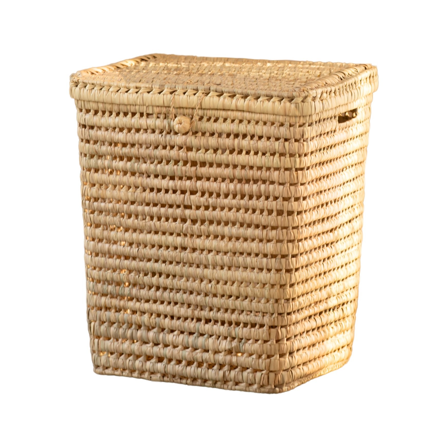 Panière à linge rectangle palmier - LOJI, HOME MAISON