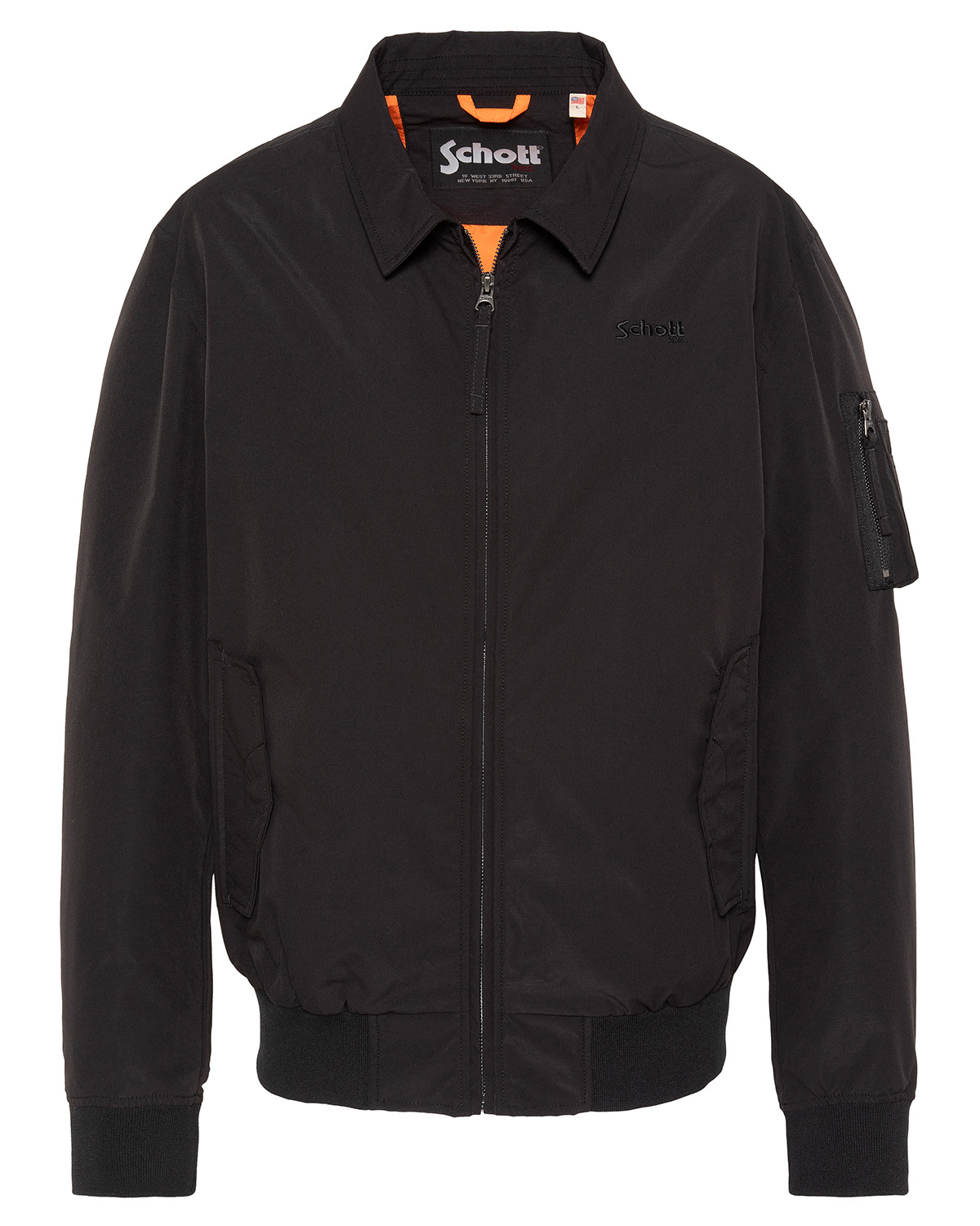 Blouson technique col chemise, SCHOTT