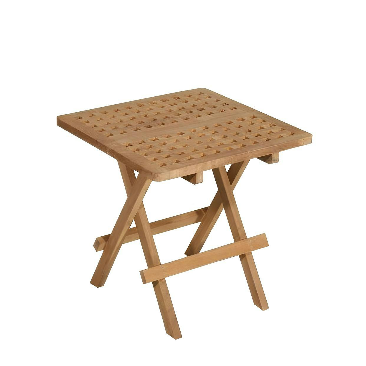 Table de pique-nique pliante en teck massif SUMMER, PIER IMPORT