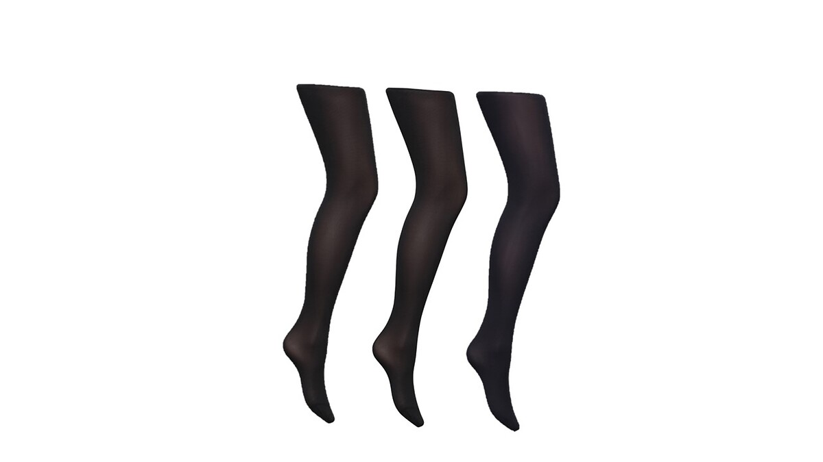 Set van 3 opake panty's 50D