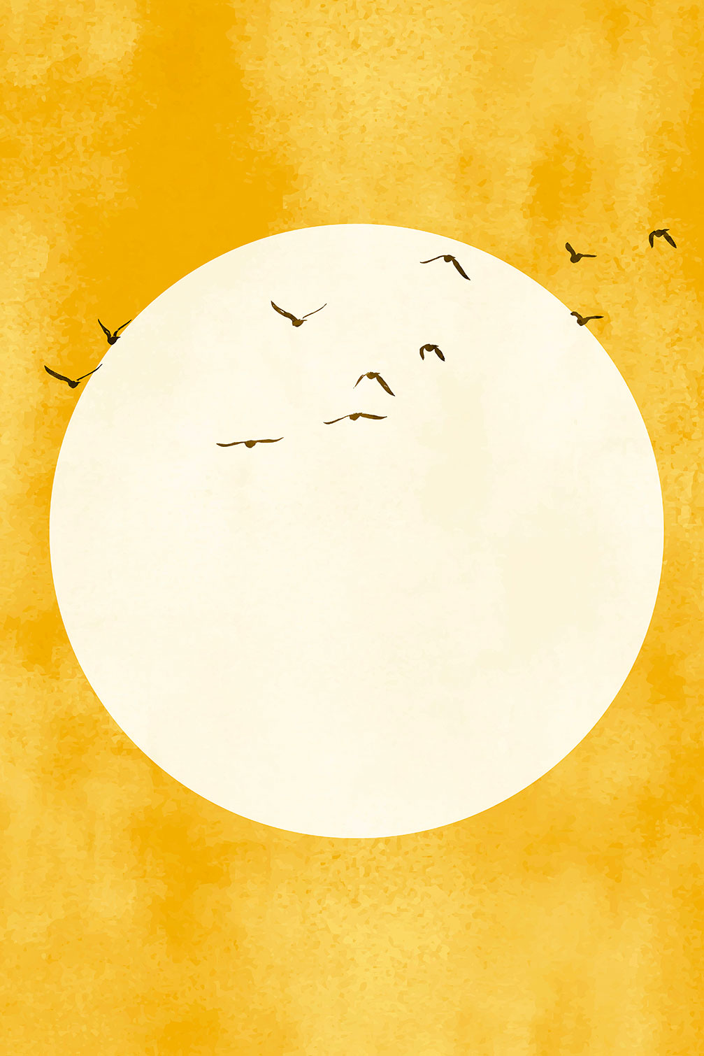 Tableau dessin Eternel coucher du soleil, HEXOA