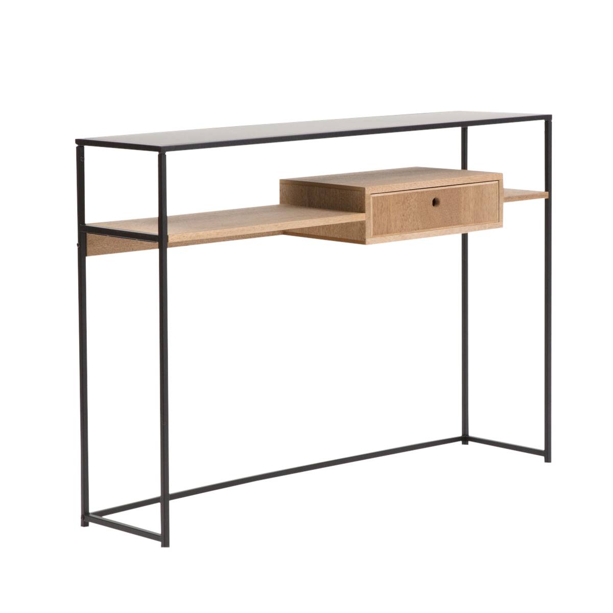 Console en métal rectangle ORTENSE, MADE IN MEUBLES