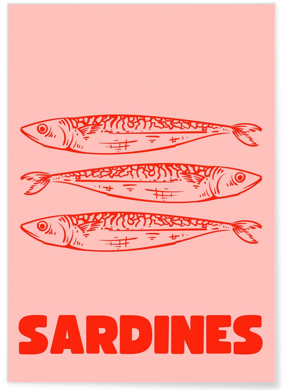 Affiche Sardines, L'AFFICHERIE