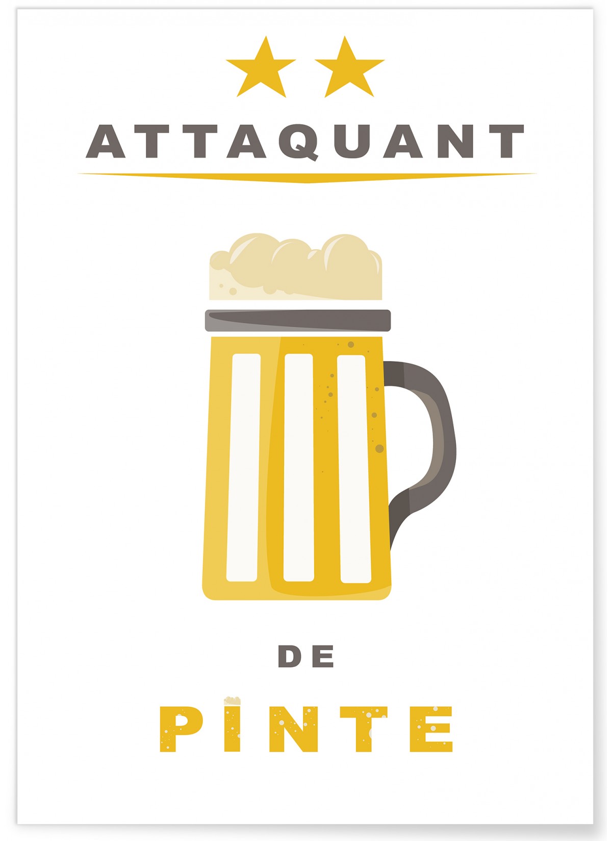 Affiche Attaquant de Pinte, L'AFFICHERIE