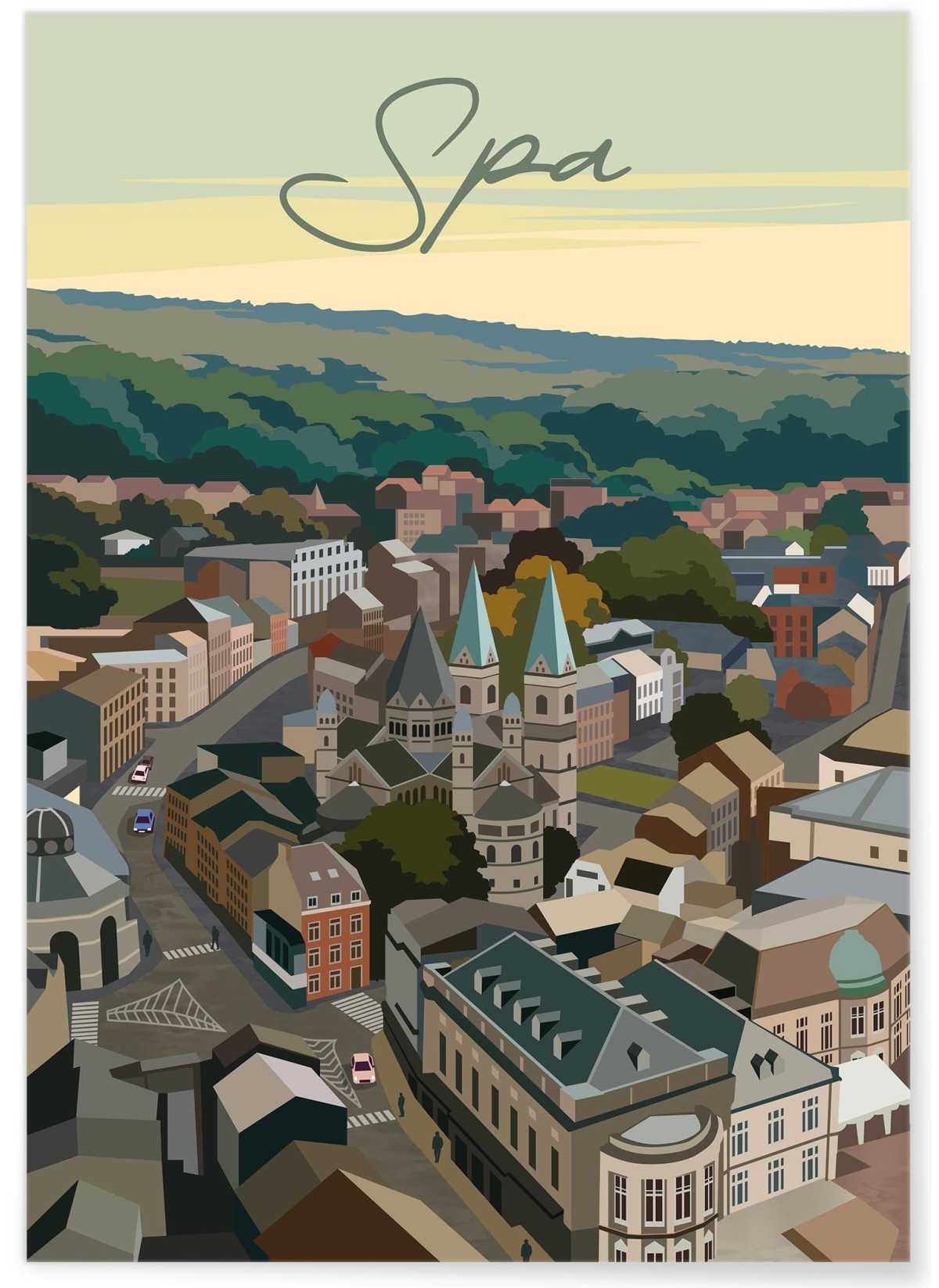 Affiche ville Spa, L'AFFICHERIE