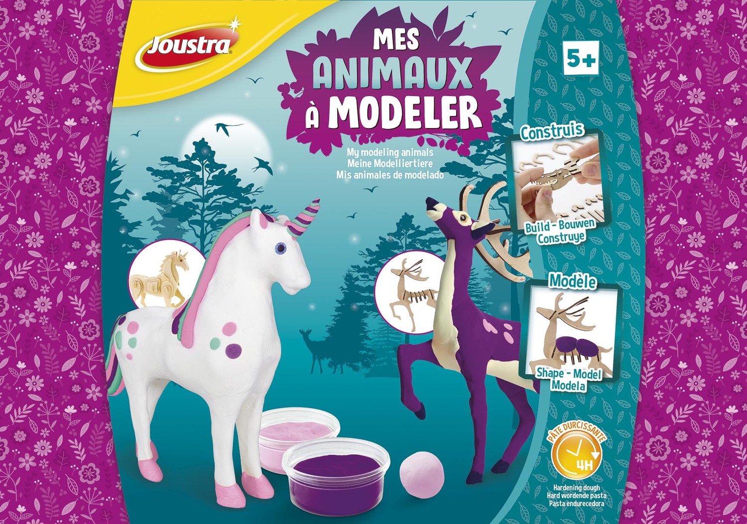 Mes animaux a modeler - feerie, JOUSTRA