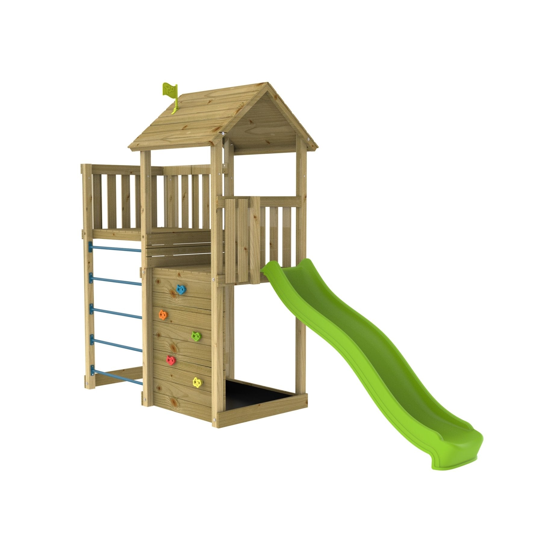 Aire de jeux double plateforme CLÉMATITE, TP TOYS