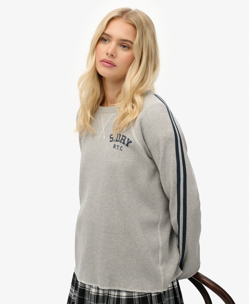 Haut à manches longues et motif Athletic Essentials, SUPERDRY
