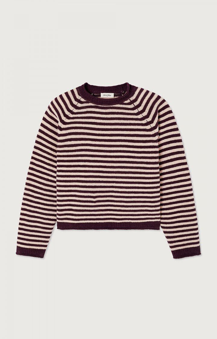 Camisola às riscas com gola redonda, EKEWOOD, AMERICAN VINTAGE