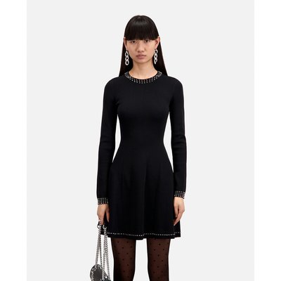 Bodycon Mini Dress with Long Sleeves THE KOOPLES
