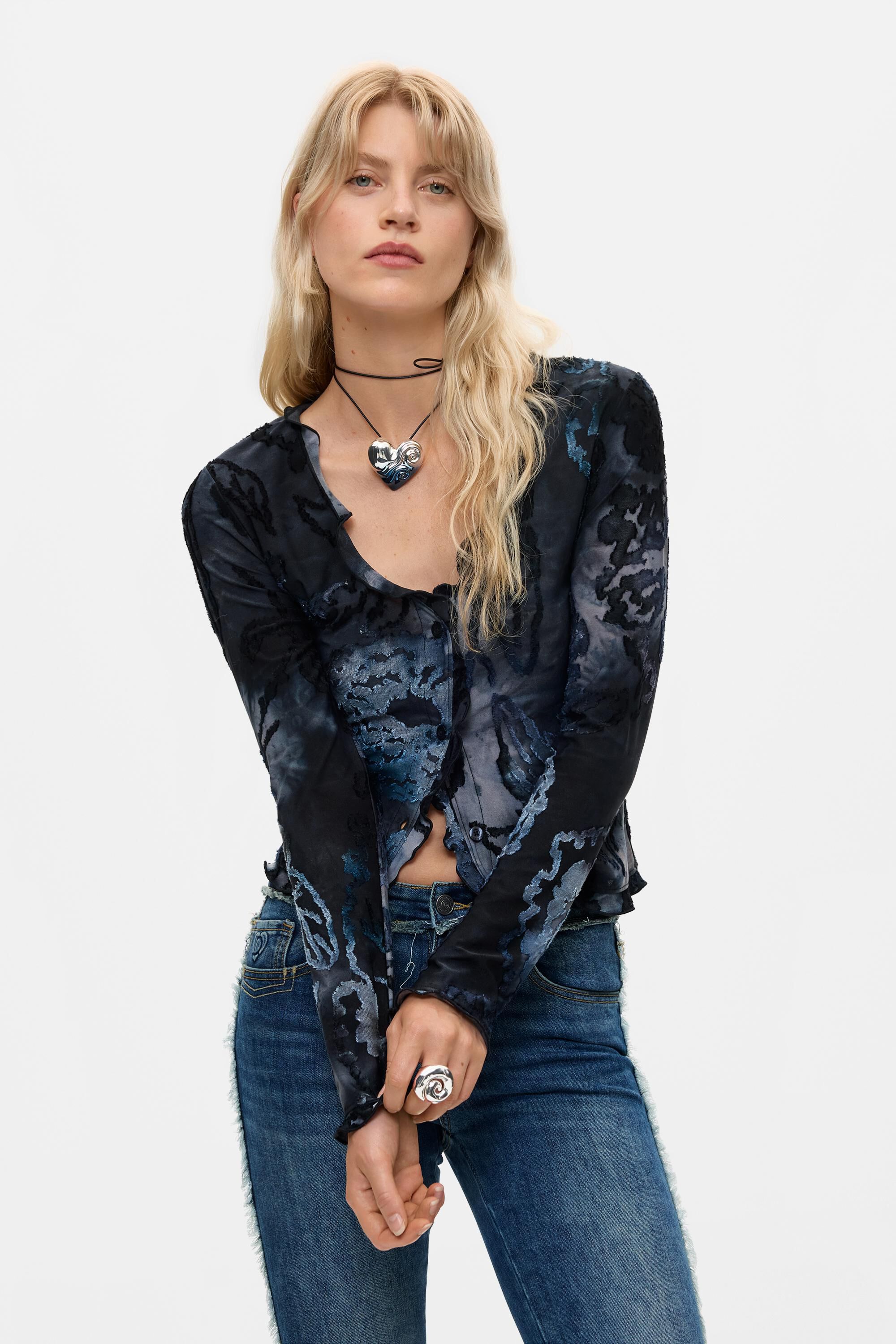 T-shirt floqué, DESIGUAL