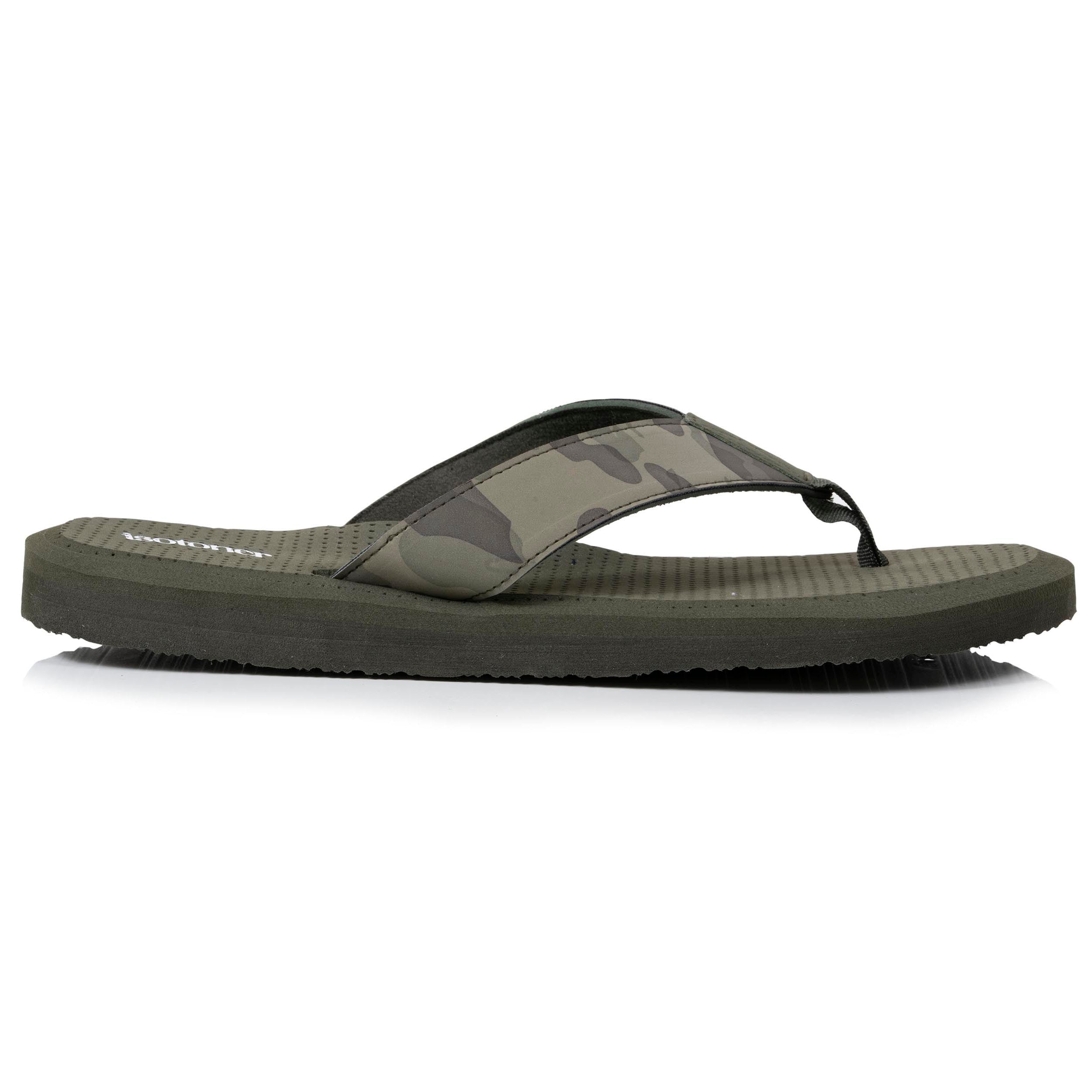 Tongs sandales plage d'été, semelles légères et confortable, ISOTONER