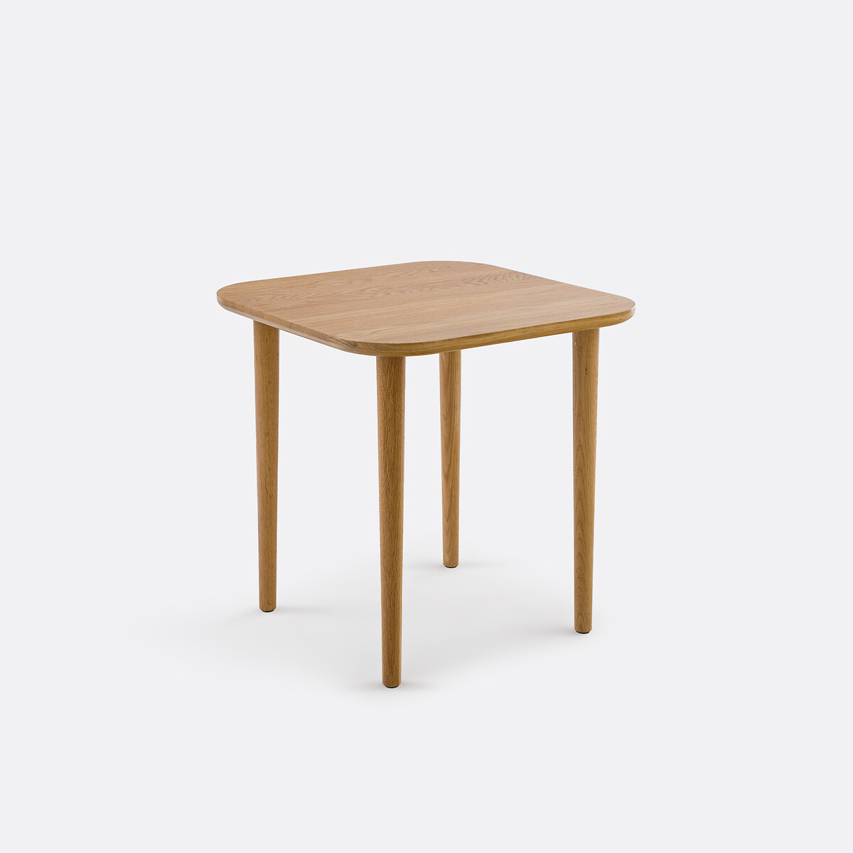 Table basse carrée chêne massif L50 cm, Crueso