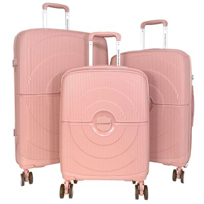 Lot 3 valises rigides dont 1 valise cabine TSA P ABS DAVID JONES