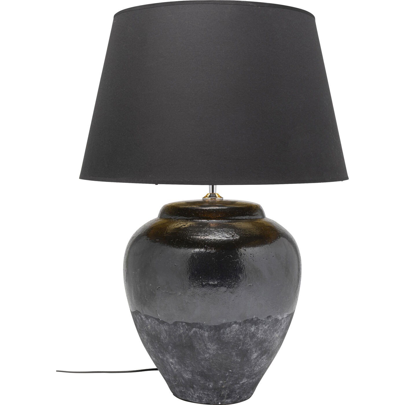 Lampe en terre cuite et coton, LUMA, KARE DESIGN
