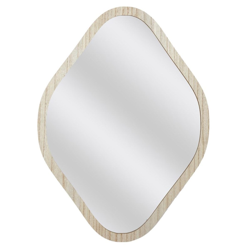 Miroir contour bois losange Elio H60, DECORATIE