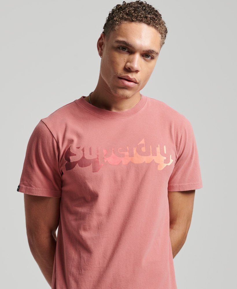 T-shirt Vintage Shadow en coton bio, SUPERDRY