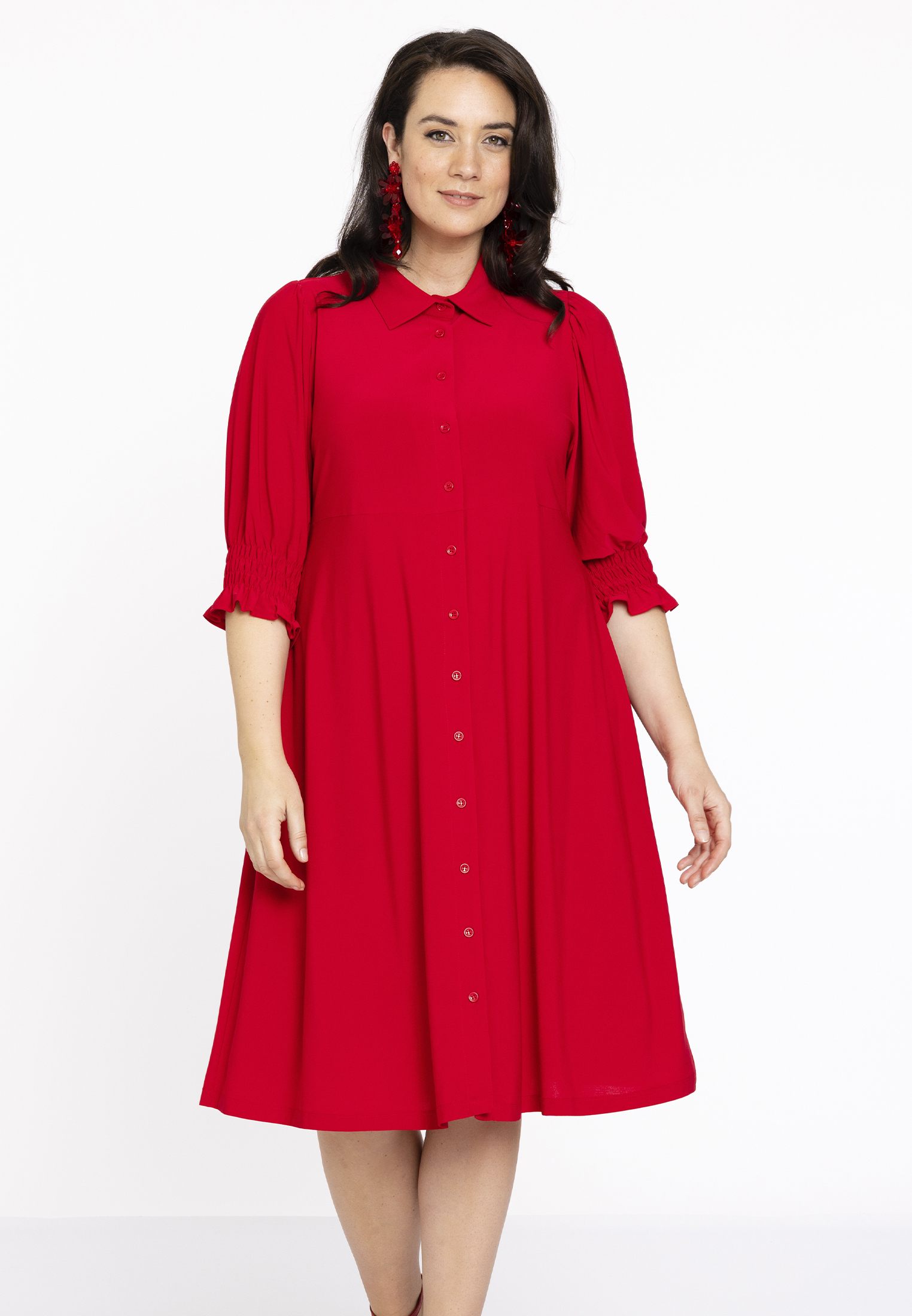 Robe avec manches bouffantes, YOEK