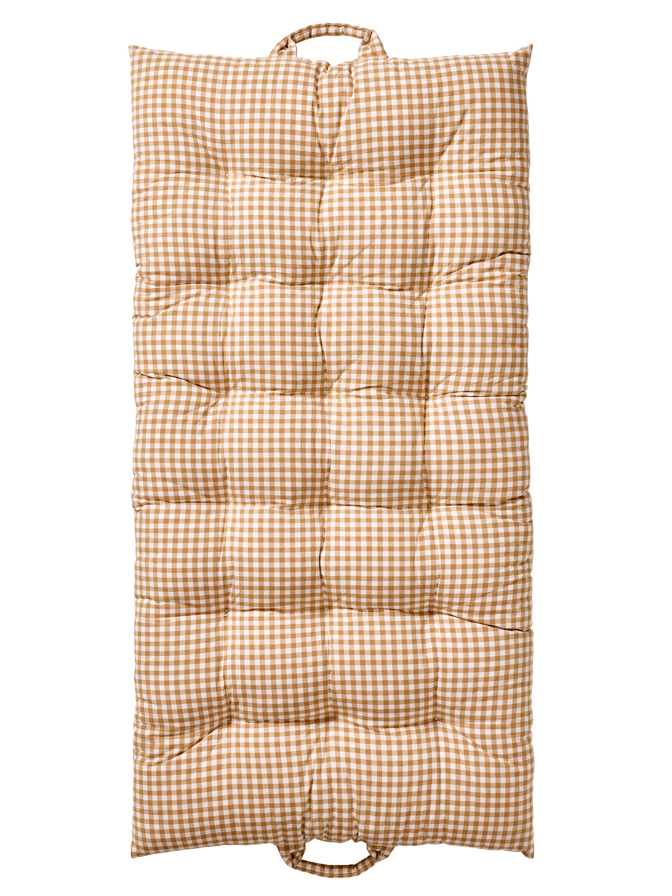 Matelas de sol en coton vichy, VERTBAUDET