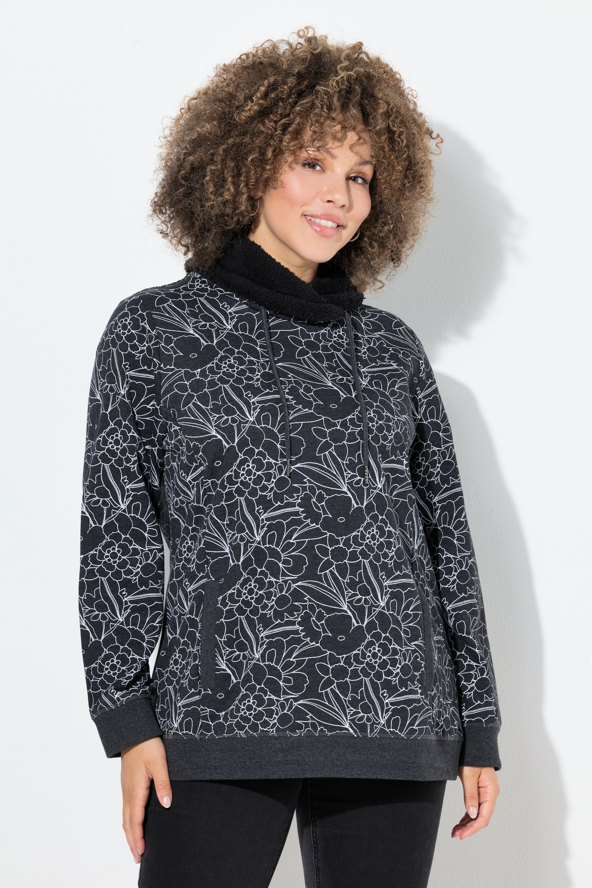 Sweat-shirt imprimé, ULLA POPKEN