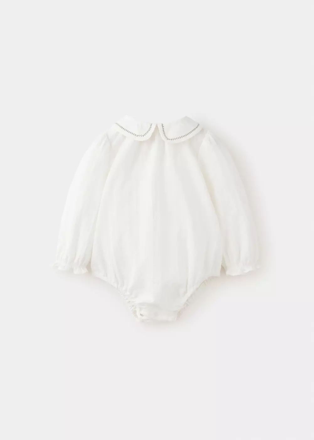 Chemise coton col Claudine, MANGO BABY