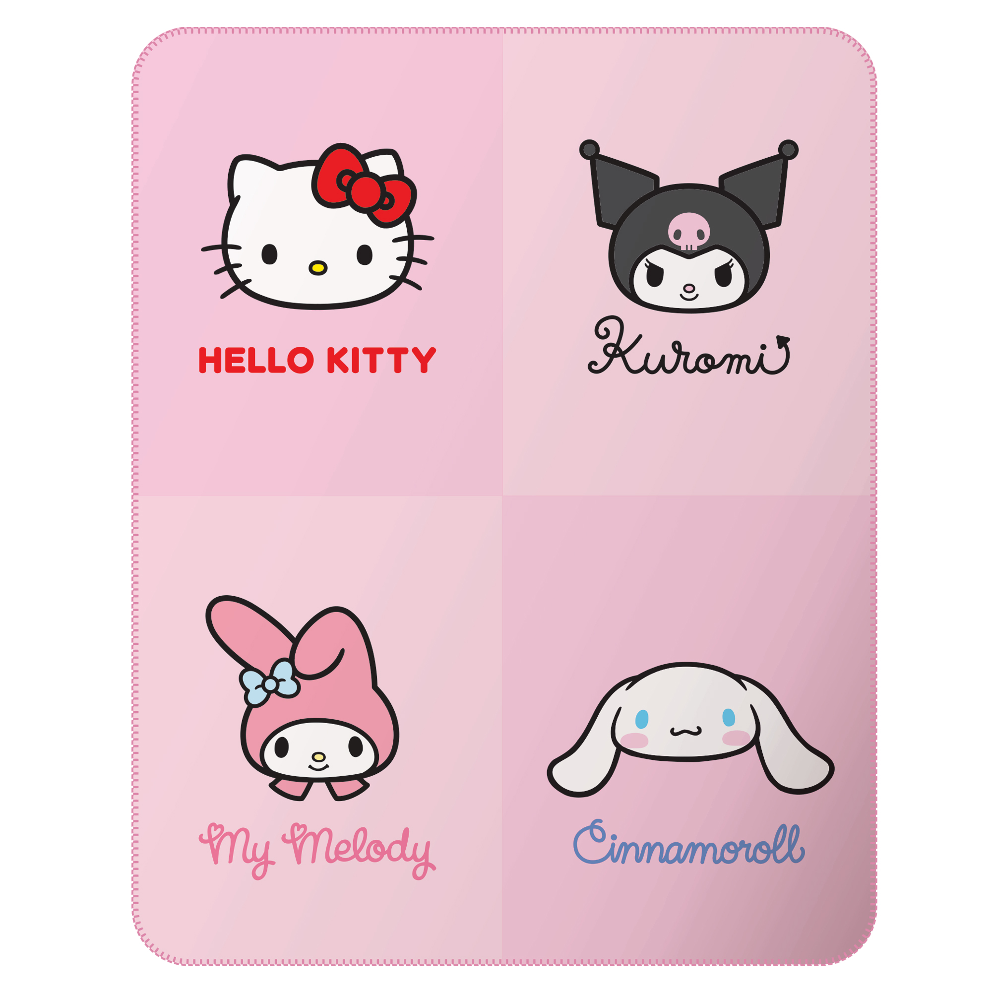 Plaid polaire imprimé, REUNION, HELLO KITTY