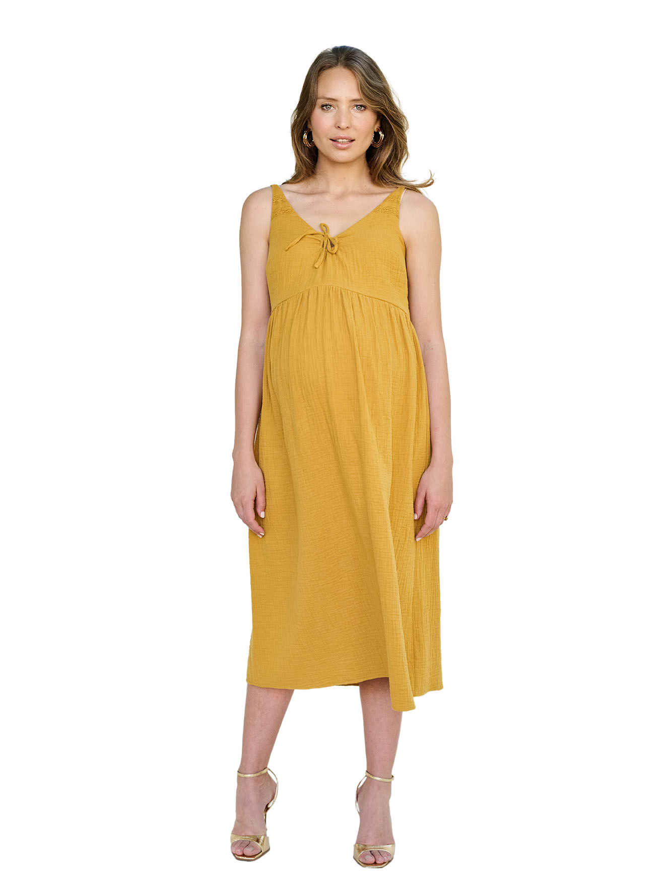 Robe longue grossesse allaitement, ENVIE DE FRAISE