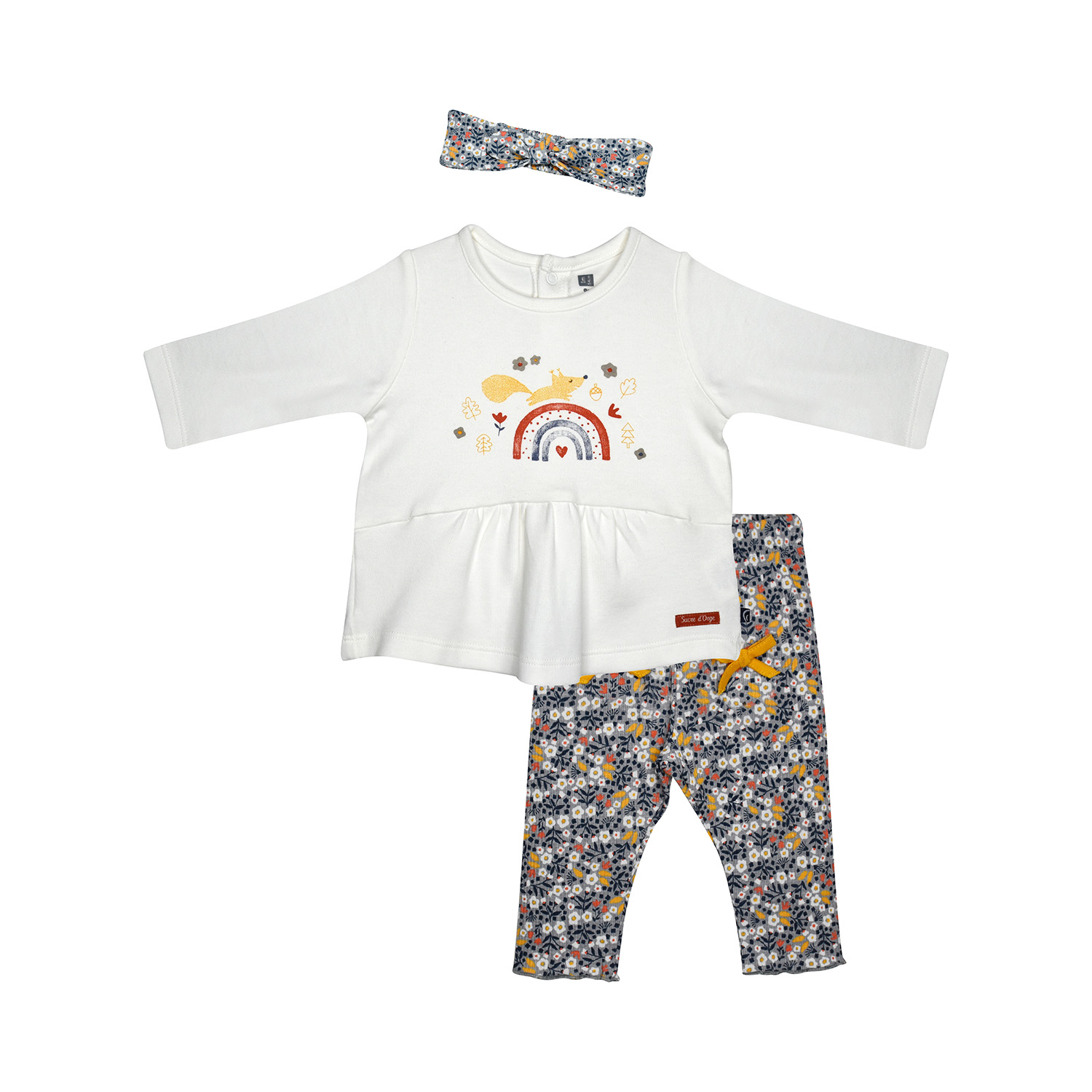 Tuniq jegging bandeau izia maille naissance, SUCRE D'ORGE