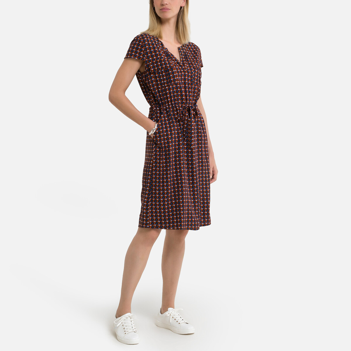mid length shift dress
