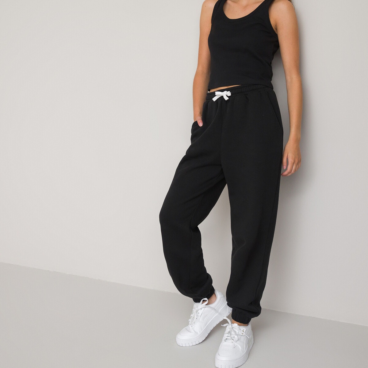 Jogging noir fille La Redoute